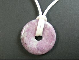 Pendentif pi-chinois lépidolite