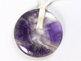 Pendentif Donut amethyste violet