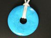 Pendentif Turquoise donut 4 cm pierre