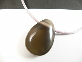 Pendentif quartz fume
