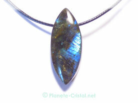 Pendentif labradorite minéral