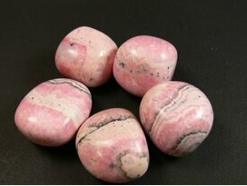 Galets en rhodochrosite pierre roulée