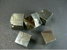 Pyrite pierre cube
