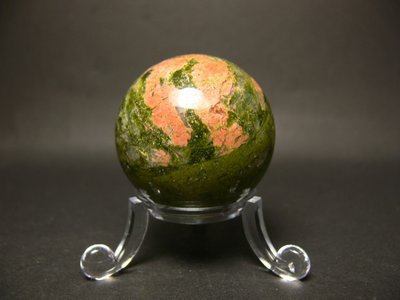 Deco sphère en minéral d'unakite