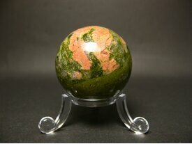 Deco sphère en minéral d'unakite