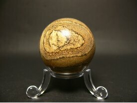 Sphère de déco en Jaspe paysage