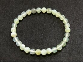 Bracelet bille serpentine verte