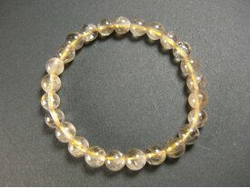 Bracelet Quartz rutile bille