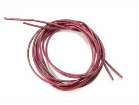 Cordon en cuir magenta