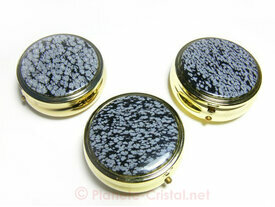 Boite a pilule obsidienne