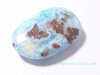Larimar bleu intense et cuivre natif formation pectolite bleue