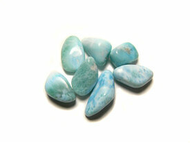 Petit larimar bleu naturel