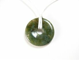 Pendentif agate mousse