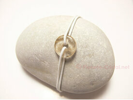 Bracelet cordon et quartz rutile