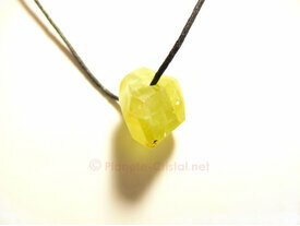 Pendentif pierre apatite verte