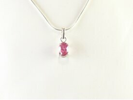 Pendentif tourmaline gemme violet