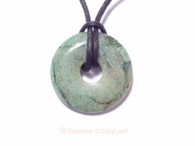 Pendentif chrysocolle Pi