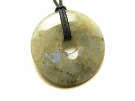 Pendentif pi chinois labradorite