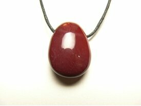 Pendentif mokaite pierre rouge