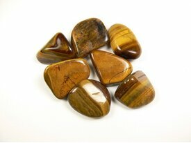 Petites pierres en oeil de tigre naturelles