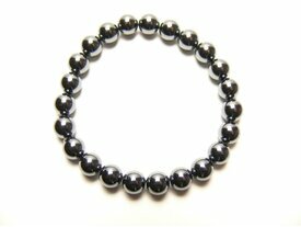 Bracelet hématite boules
