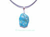 Ppite de turquoise d'Arizona en pendentif sur blire