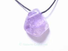 Pendentif amethyste gemme