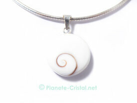 Pendentif oeil de Sainte Lucie en argent