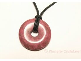 Pendentif pi-chinois rhodonite