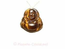 Pendentif Bouddha en oeil de tigre 