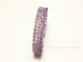 Bracelet fin en amethyste