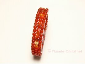 Bracelet homme en cornaline