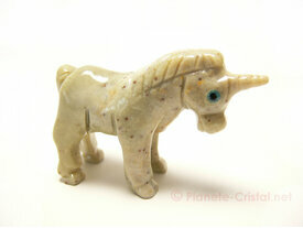 Animaux en pierre collection : la licorne