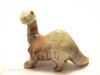 Dino brontosaure trs expressif en figurine sculpte