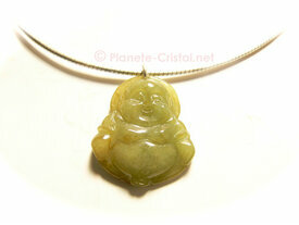 Pendentif Bouddha jade jadéite 