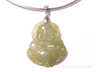 Pendentif Bouddha en jade 
