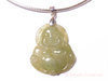 Pendentif Bouddha en jade vert clair