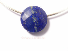 Pendentif bijou lapis lazuli bleu nuit