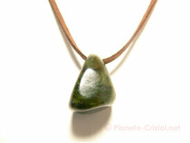 Pendant Jade nephrite vert