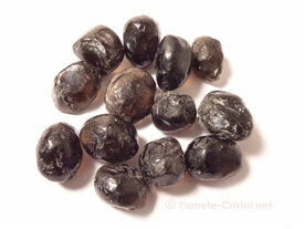 Cristaux d'obsidienne larme d'apache noire