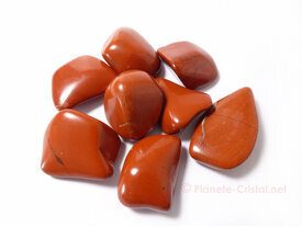 Jaspe rouge pierres polies naturelles