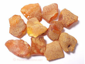 Morceaux ambre natif de collection