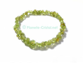 Bracelet Peridot pierres fines