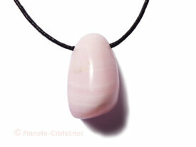 Pendentif Manganocalcite rose 