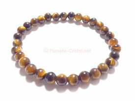 Bracelet fin oeil de tigre 06 mm