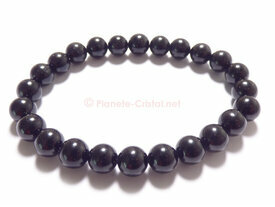 Bracelet homme tourmaline noire