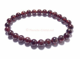 Bracelet grenat rouge almandin 