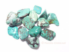 Turquoise matrice de Chine véritable 