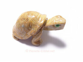 Figurine pierre la tortue terrestre