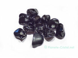 Pierres rares spinelle noir naturel